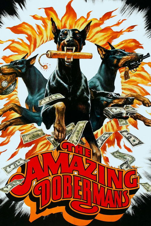 Movie poster for The Amazing Dobermans (1976)