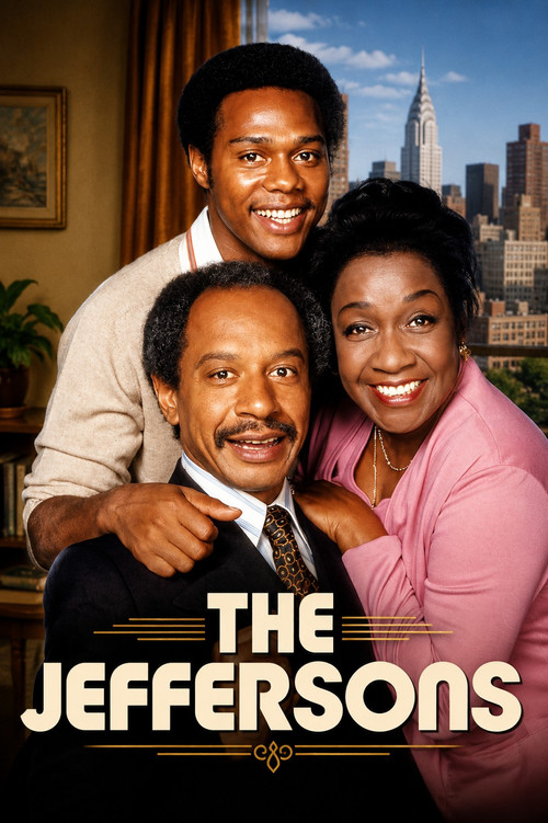 Series poster for The Jeffersons (1975)