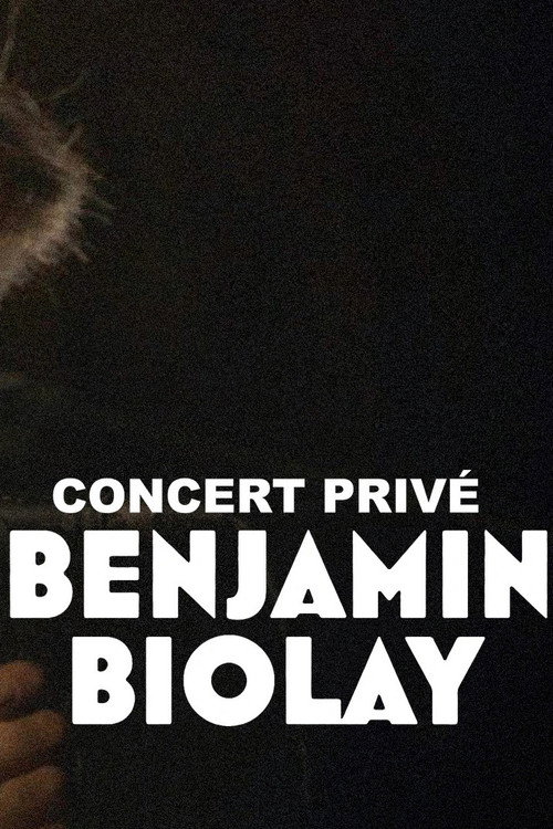 Movie poster for Benjamin Biolay - Concert privé (2020)