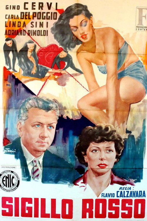 Movie poster for Sigillo rosso (1950)