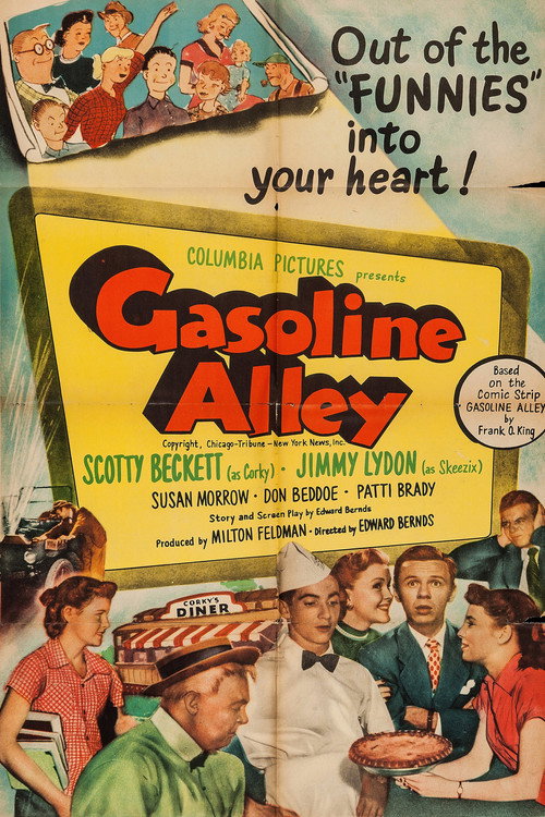 Movie poster for Gasoline Alley (1951)