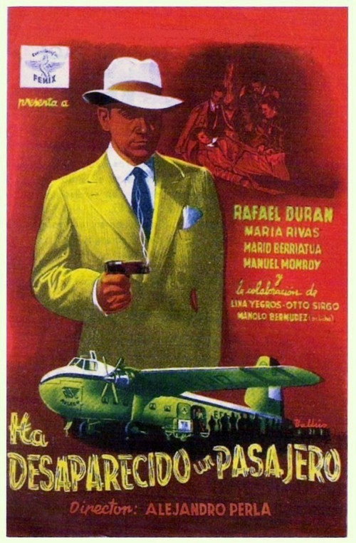 Movie poster for Ha desaparecido un pasajero (1953)