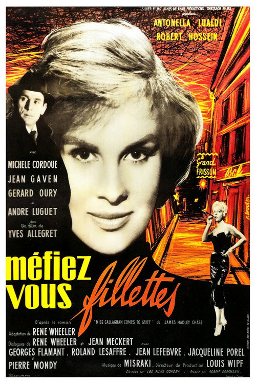 Movie poster for Young Girls Beware (1957)