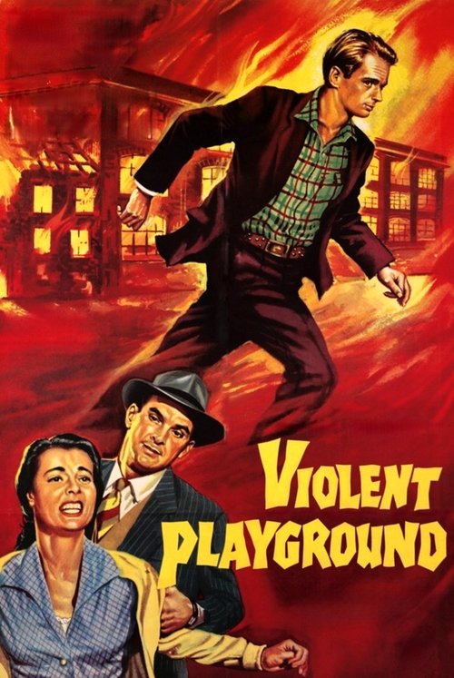 Movie poster for Violent Playground (1958)