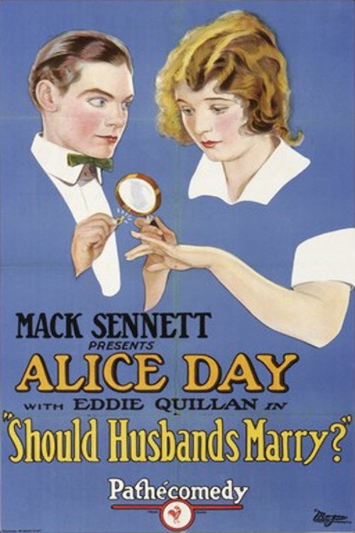 Movie poster for Should Husbands Marry? (1926)