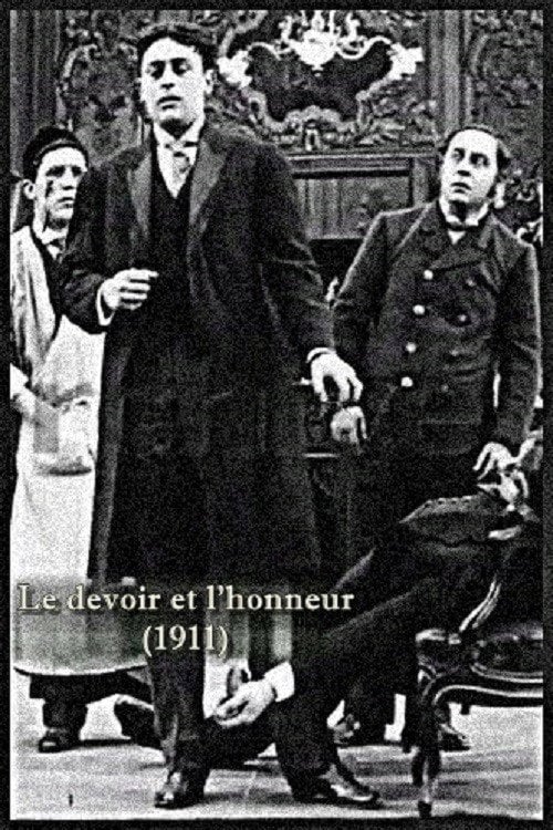 Movie poster for Le devoir et l'honneur (1911)