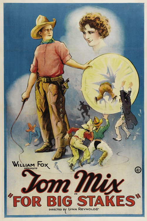 Movie poster for For Big Stakes (1922)