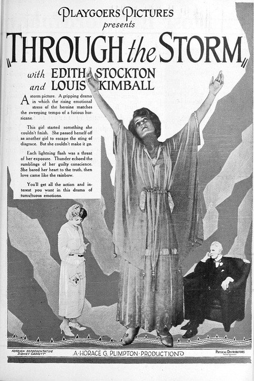 Movie poster for Through the Storm (1922)