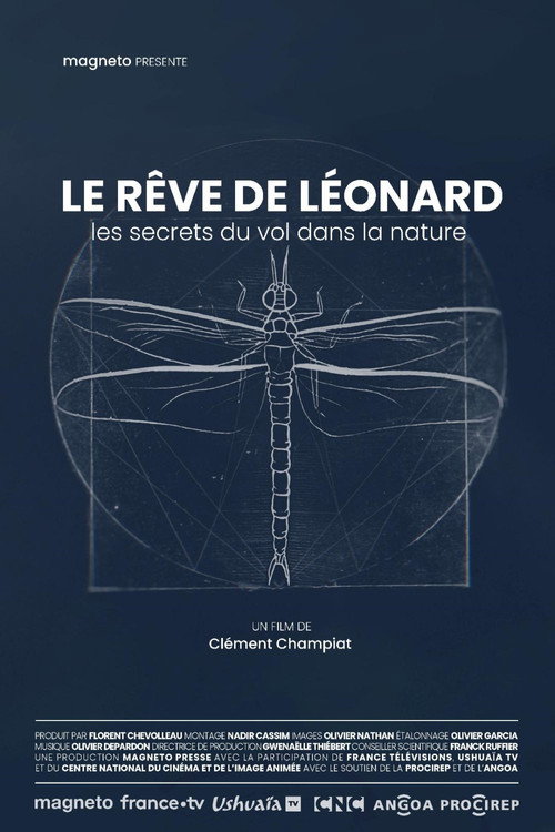 Movie poster for Le rêve de Léonard : Les secrets du vol dans la nature (2024)