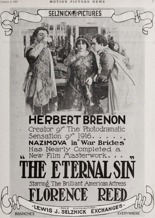 Movie poster for The Eternal Sin (1917)
