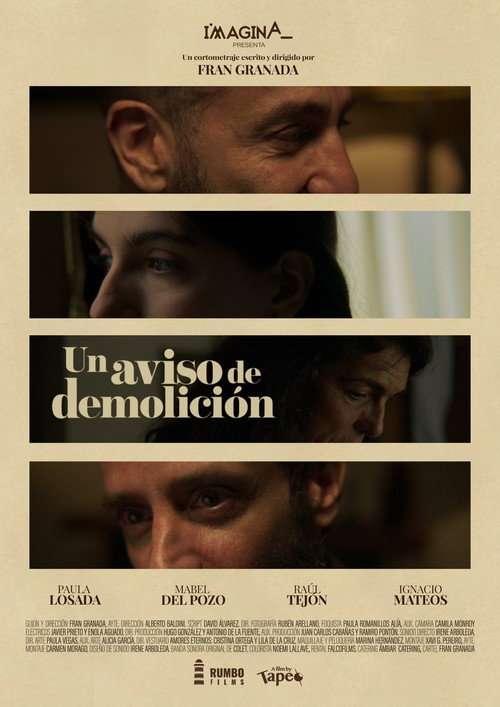 Movie poster for Un aviso de demolición (2024)