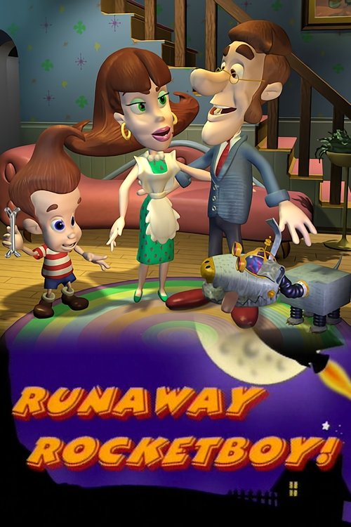 Movie poster for Jimmy Neutron: Runaway Rocketboy! (1998)