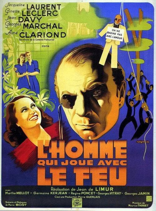 Movie poster for L'Homme qui joue avec le feu (1942)