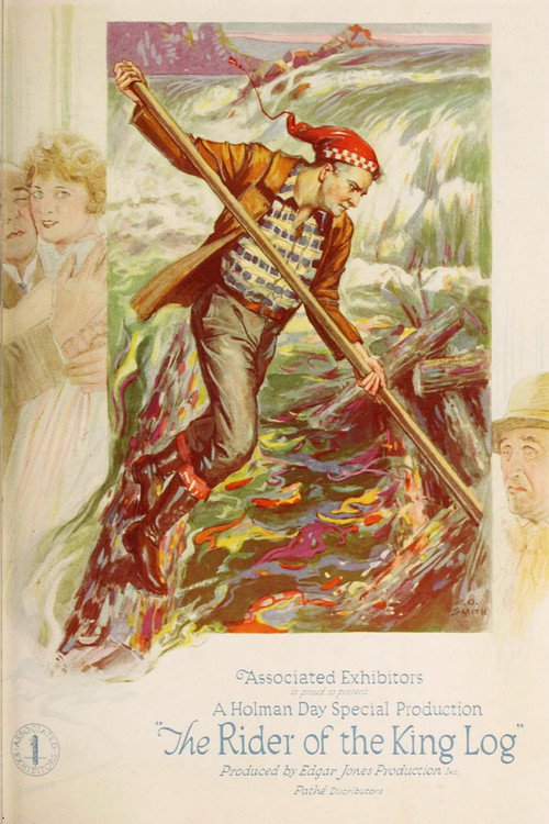 Movie poster for The Rider of the King Log (1921)