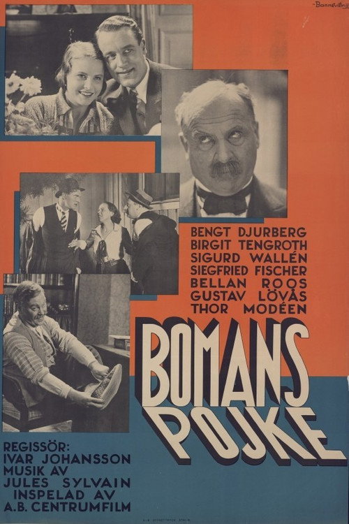 Movie poster for Bomans pojke (1933)