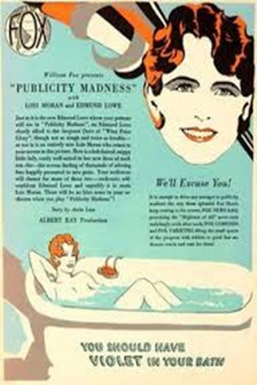 Movie poster for Publicity Madness (1927)
