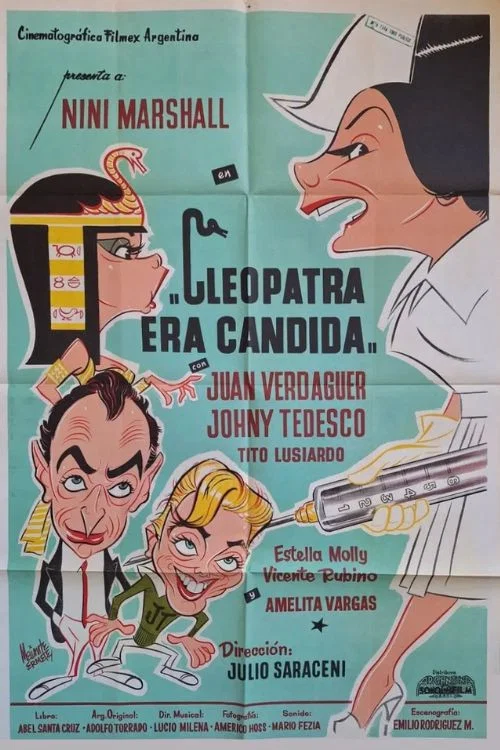 Movie poster for Cleopatra era Cándida (1964)