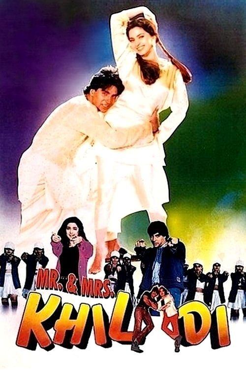 Movie poster for Mr. & Mrs. Khiladi (1997)