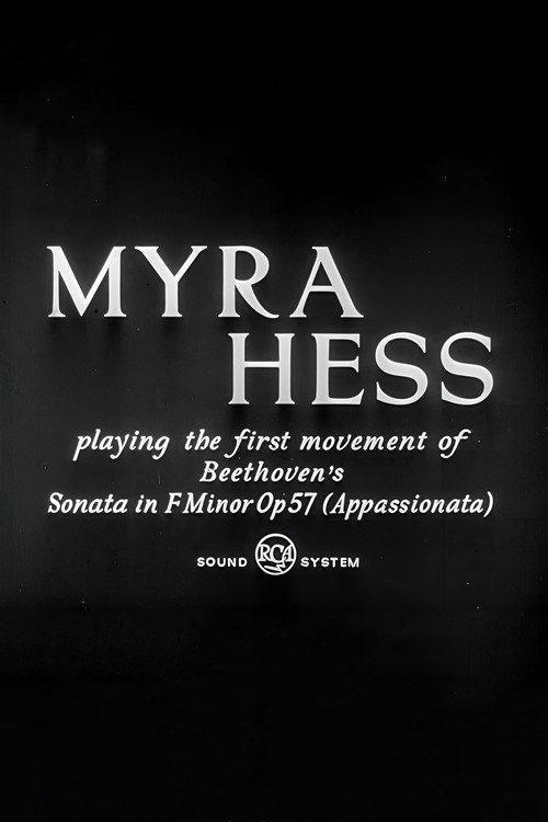 Movie poster for Myra Hess (1945)