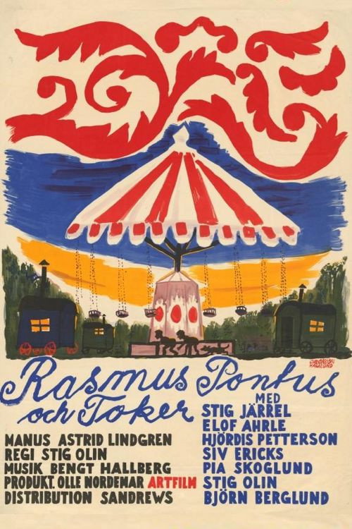 Movie poster for Rasmus, Pontus and Toker (1956)