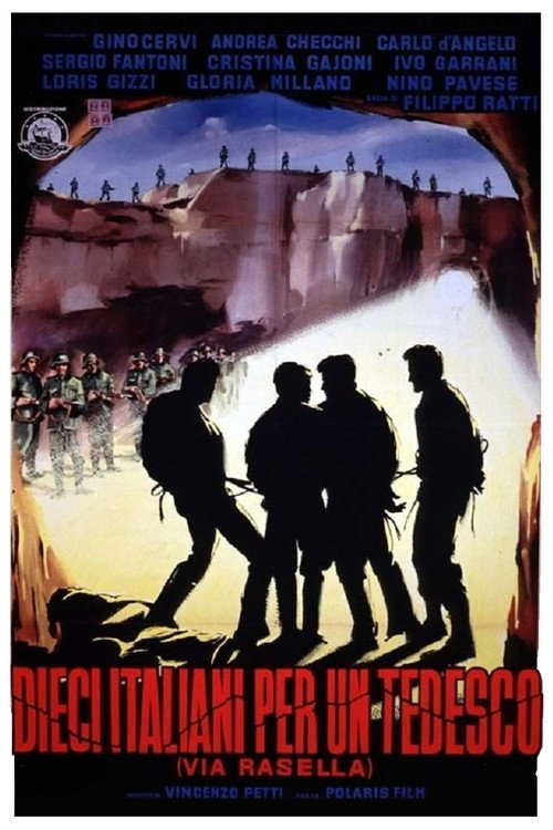 Movie poster for Ten Italians for One German (1961)