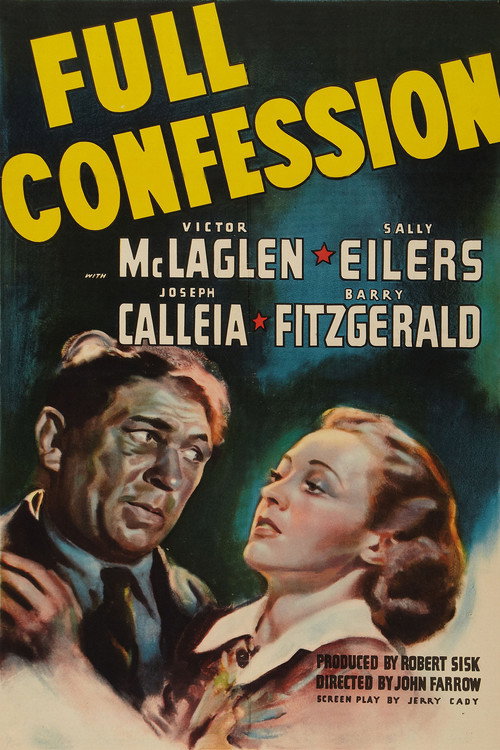 Movie poster for Full Confession (1939)