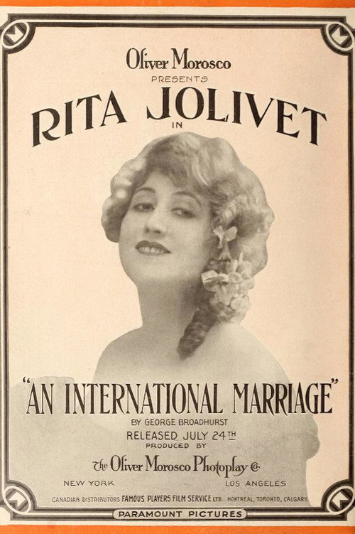 Movie poster for An International Marriage (1916)