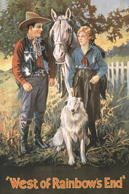Movie poster for West of the Rainbow's End (1926)