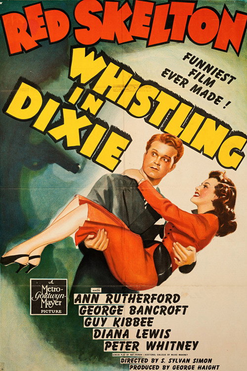 Movie poster for Whistling in Dixie (1942)
