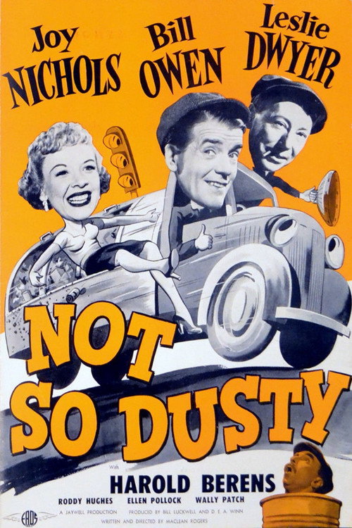 Movie poster for Not So Dusty (1956)