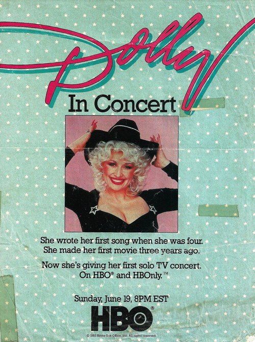 Movie poster for Dolly in Concert (1983)