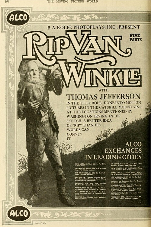 Movie poster for Rip Van Winkle (1914)
