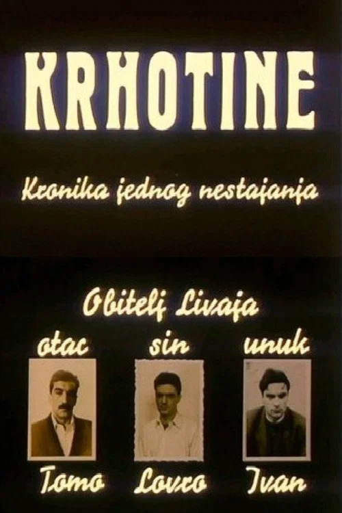 Movie poster for Fragments: Chronicle of a Vanishing (1991)
