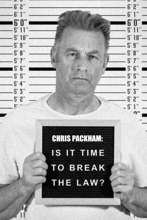 Movie poster for Chris Packham: Is It Time to Break the Law? (2023)