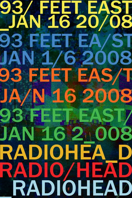 Movie poster for Radiohead: Live From 93 Feet East, London (2008)