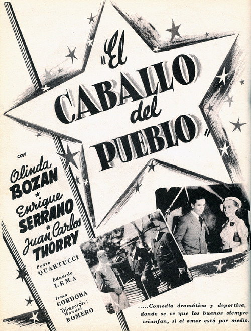 Movie poster for El caballo del pueblo (1935)