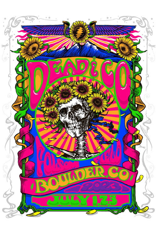 Movie poster for Dead & Company: 2023-07-02 Folsom Field, Boulder, CO, USA (2023)