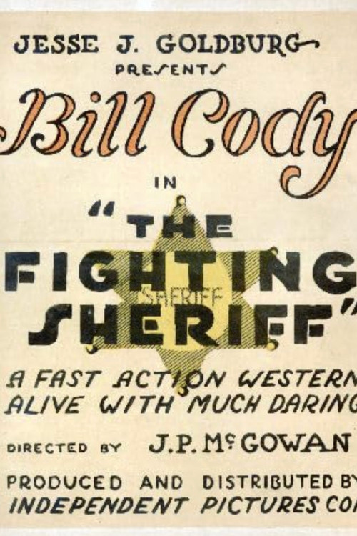 Movie poster for The Fighting Sheriff (1925)