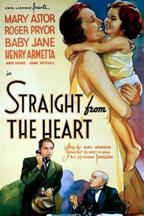 Movie poster for Straight from the Heart (1935)