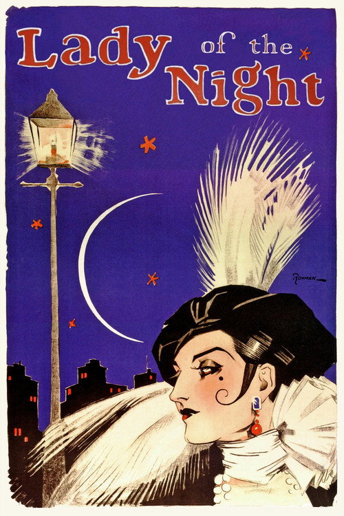 Movie poster for Lady of the Night (1925)