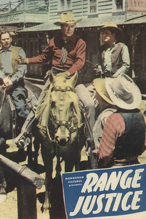 Movie poster for Range Justice (1949)