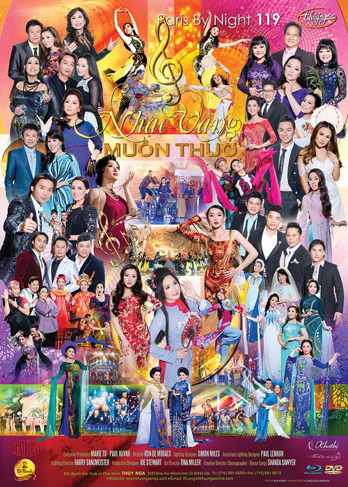 Movie poster for Paris by Night 119: Nhạc Vàng Muôn Thuở (2016)
