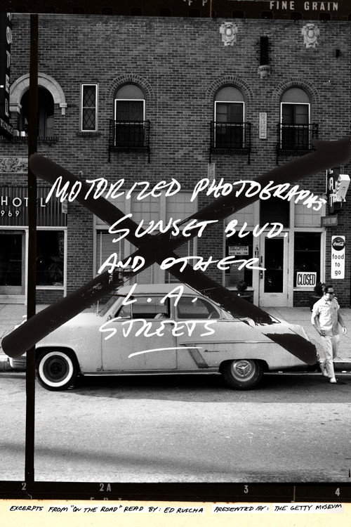 Movie poster for Ed Ruscha - Motorized Photographs of Sunset Blvd. and Other L.A. Streets (2019)