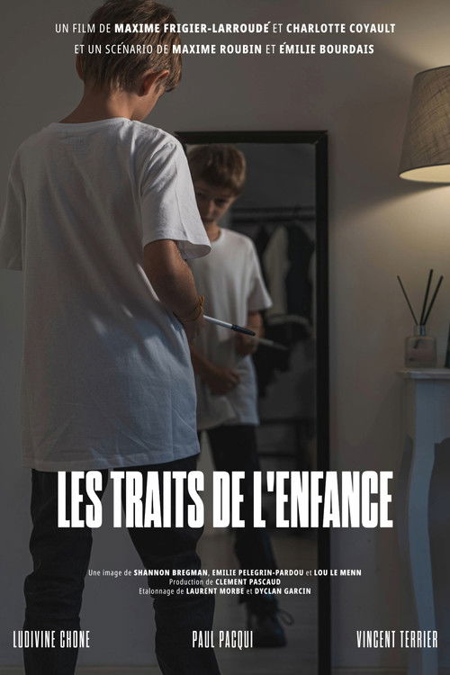 Movie poster for Les traits de l'enfance (2026)