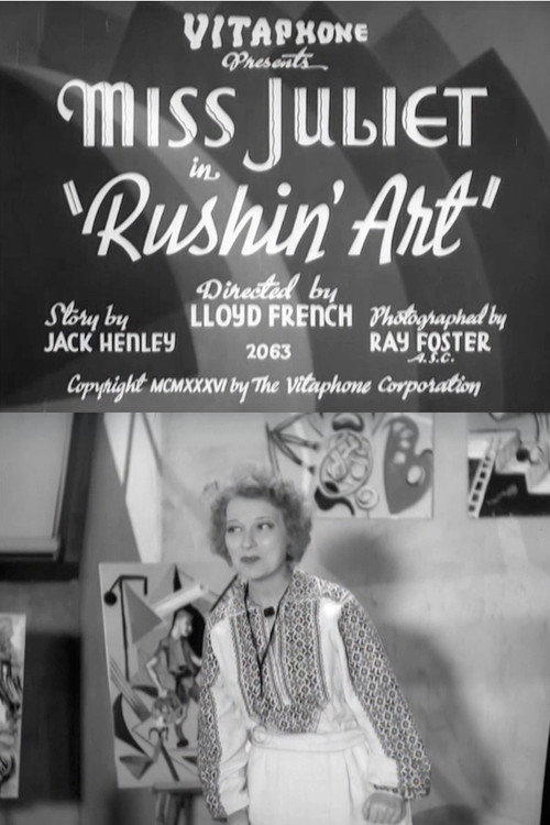 Movie poster for Rushin' Art (1936)