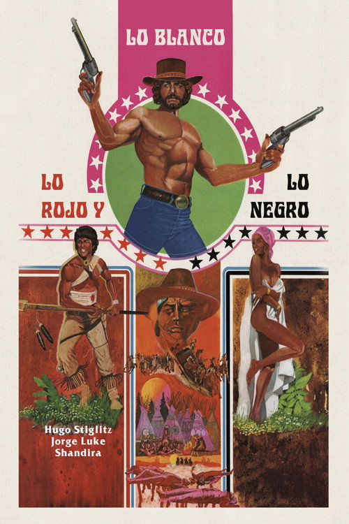 Movie poster for Lo blanco, lo rojo y lo negro (1979)