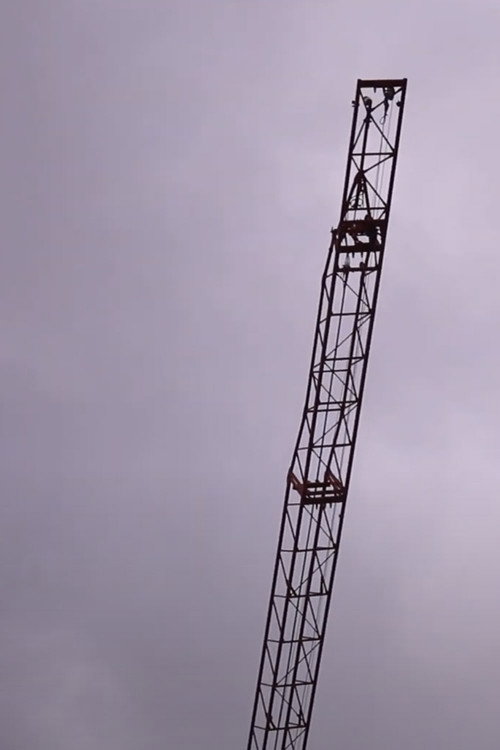 Movie poster for the building being built (2021)