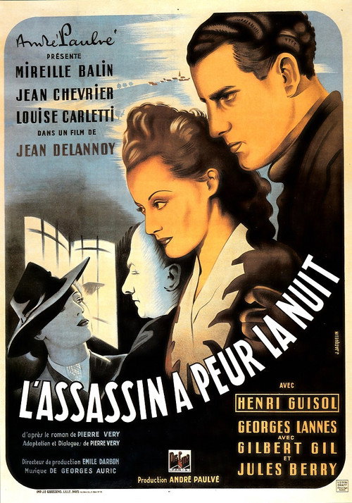 Movie poster for L'assassin a peur la nuit (1942)