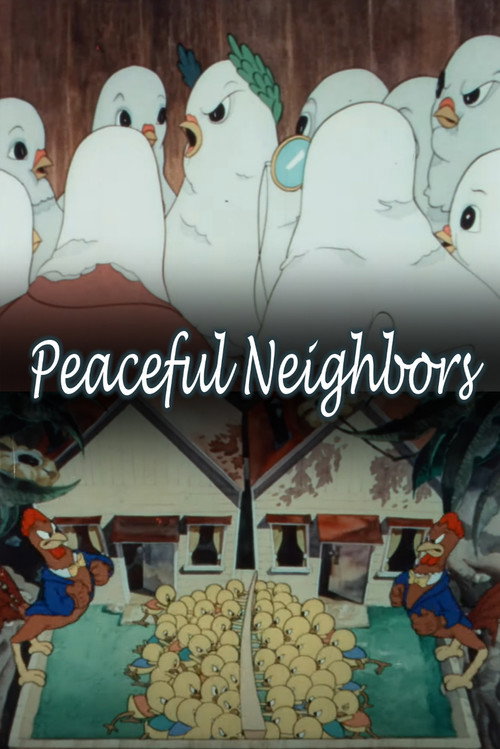 Movie poster for Peaceful Neighbors (1939)