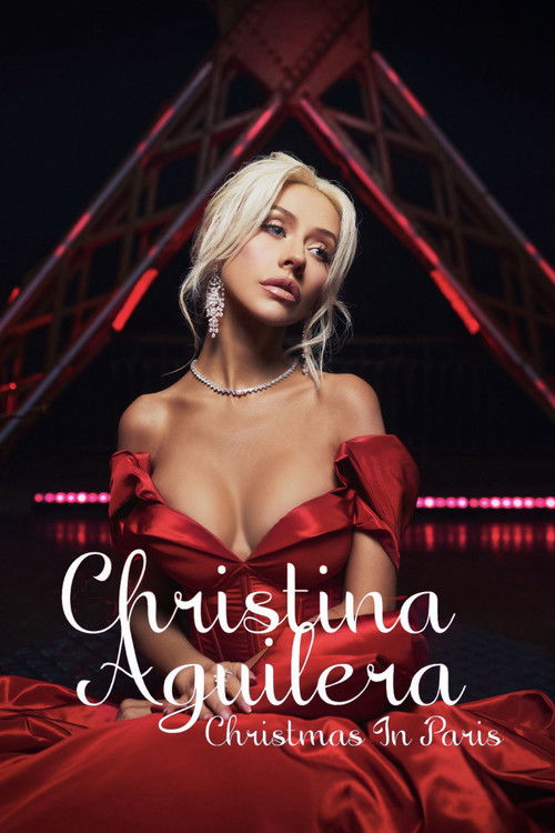 Movie poster for Christina Aguilera: Christmas in Paris (2025)